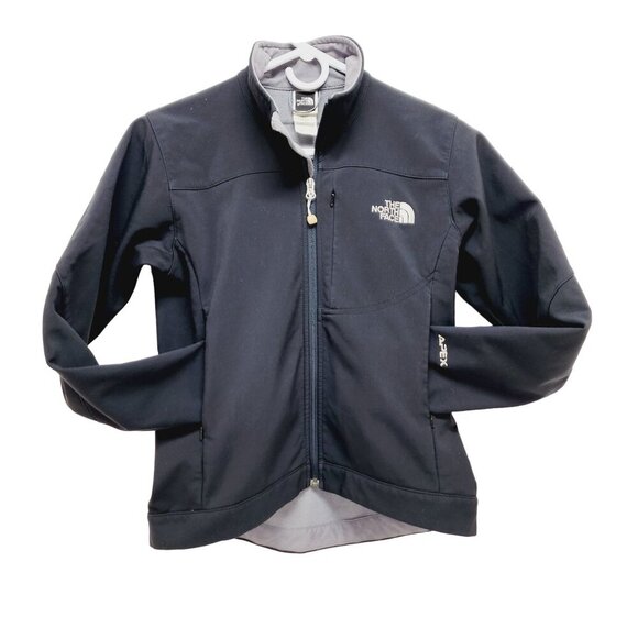 North Face Apex Pneumatic jacket Womens Sz XS Black  Shell Wind Water Resistant - Picture 2 of 13